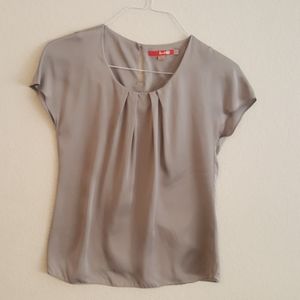 Boden Silvery Gray Blouse US 4